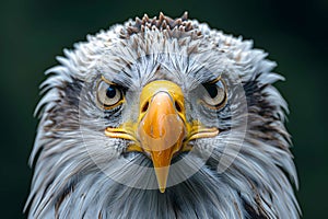 Sharp beak and eyes of an eagle. photo
