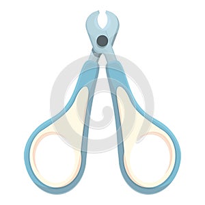 Sharp claw cutter icon cartoon vector. Hand tools