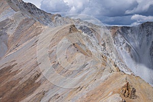 Sharp and dangerous rocks