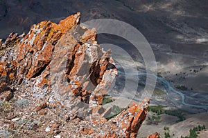 Sharp and dangerous rocks