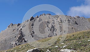 Sharp and dangerous rocks