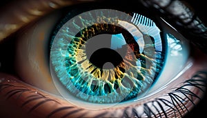 Sharp Focus Eye, Made with Generative AI