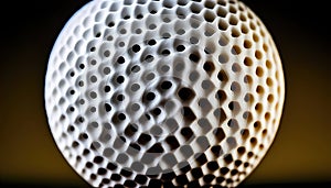 Sharp Focus Golf Ball, Made with Generative AI