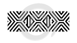 Sharp Geometric Abstract Pattern, Modern Graphic Design, vector design Generative AI