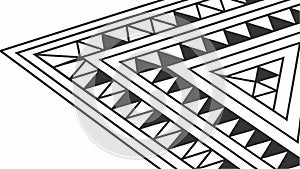 Sharp Geometric Triangle Pattern, Abstract Modern Background, vector design Generative AI