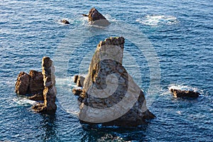 Sharp islets. Asturias, Spain.