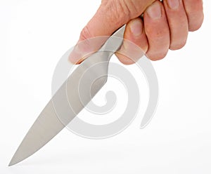 Afilado un cuchillo 
