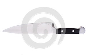 Sharp knife isolated on white background