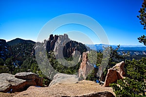 Crags and Sharp Mountain Peaks photo