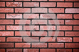 Sharp old brick wall background