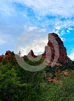 Sedona peaks rising