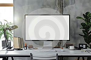 Sharp Picture of Moderne Arbeitsplatz Banner Textfreiraum