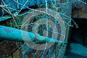 Sharp, Thorny railing to darkness