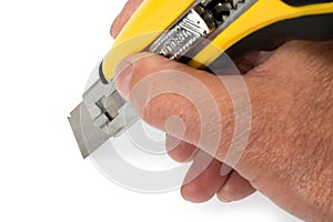 Sharp retractable utility knife