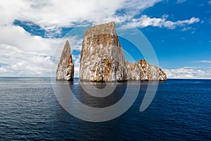 Sharp rock or islet called LeÃ³n Dormido