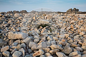 Sharp rocky coastline