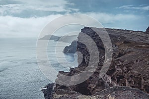 Sharp rocks of Madeira