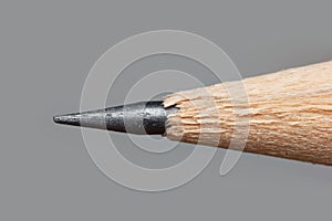 Sharp tip of a pencil