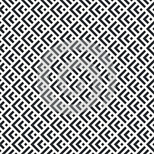 Sharp zigzag seamless abstract pattern monochrome or two colors