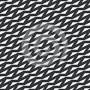 Sharp zigzag seamless abstract pattern monochrome or two colors
