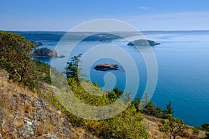 Sharpe Park - Sares Head Trail Overlooking  the San Juan Islands