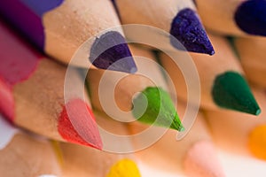 Sharpened Colored Pencils