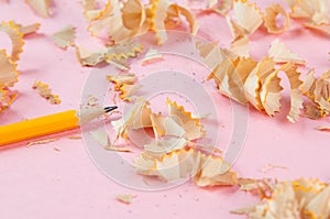 Sharpened Pencil With Shavings
