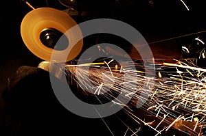 Sharpening and cutting metal