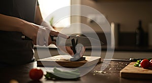 Sharpening a Kitchen Knife