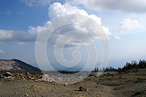 Shasta mountain Range, California, USA photo