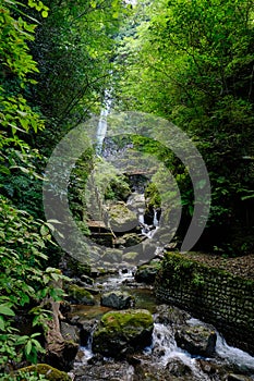 Shasui Falls in Yamakita, Kanagawa, Japan.