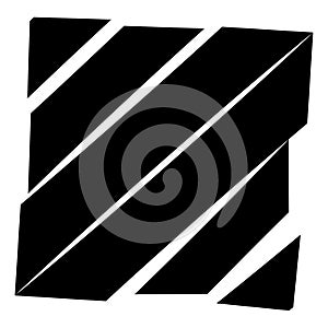 Shatter, fracture, break effect. Destruction, destroy pattern, texture. Damage slashed design element. Scatter splinters,