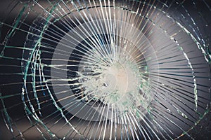 Shattered Broken Glass Texture Background