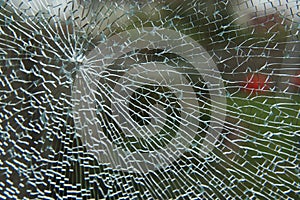 Shattered Glass Pane