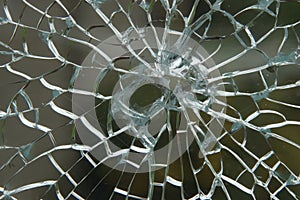 Shattered Glass Pane