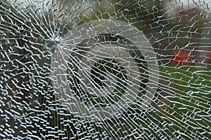 Shattered Glass Pane