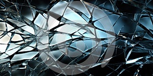 Shattered glass texture - broken glass - fragmented glass - set 21