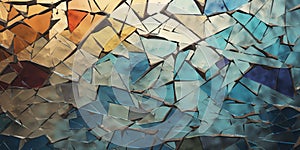 Shattered glass texture - broken glass - fragmented glass - set 26