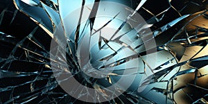 Shattered glass texture - broken glass - fragmented glass - set 64