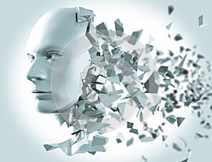 Shattered Head side view