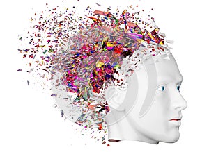 Shattered Head side view