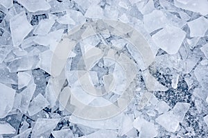 Shattered ice