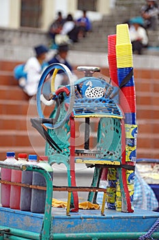 Shave ice cart at Inti Raymi