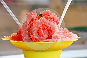 Shaved Ice Snow Cone photo