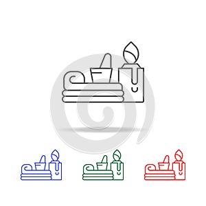 shaving accessories icon. Elements in multi colored icons for mobile concept and web apps. Icons for website design and developmen