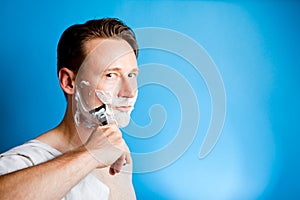 Shaving Man