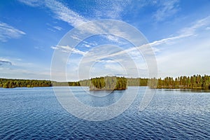 Shawan lake in Karelia, Russia