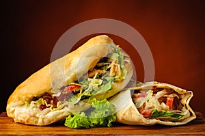Shawarma and kebab