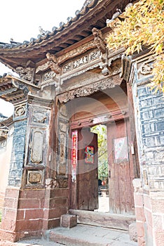 Shaxi Ancient village. a famous Ancient village of Jianchuan, Yunnan, China.