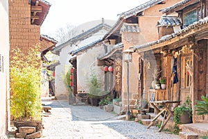 Shaxi Ancient village. a famous Ancient village of Jianchuan, Yunnan, China.